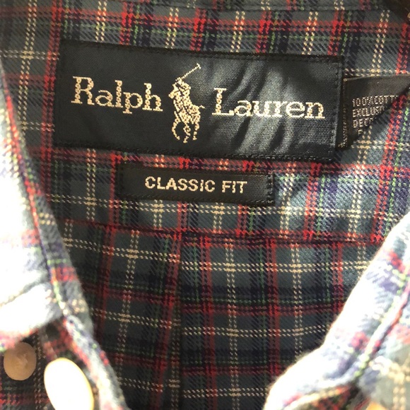 Men’s Ralph Lauren button down plaid shirt - Picture 2 of 4